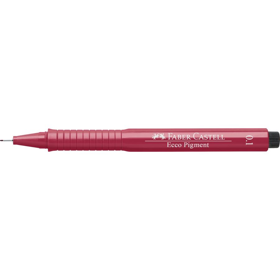 Faber-Castell - Ecco Pigment Fineliner, 0.1 mm, red