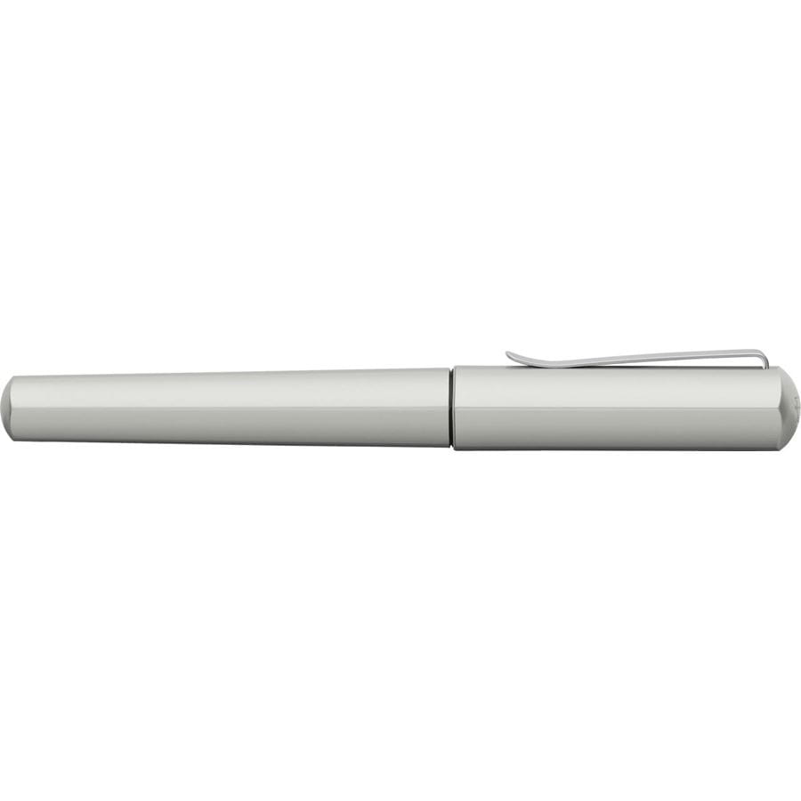 Faber-Castell - Fountain pen Hexo silver matt medium