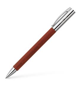 Faber-Castell - Ambition pear wood twist ballpoint pen, B, reddish brown