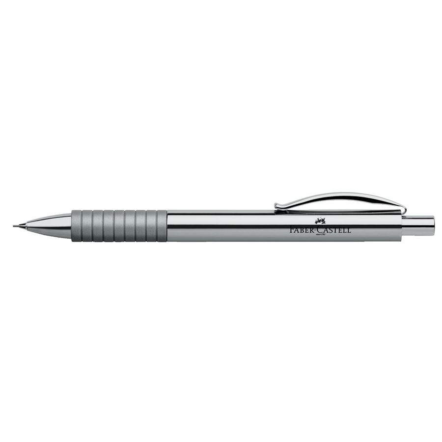 Faber-Castell - Essentio Metal pencil, 0.7 mm, silver shiny