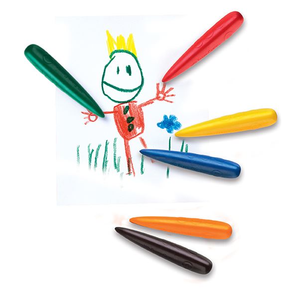 Faber-Castell - First Grip Crayons Set of 6