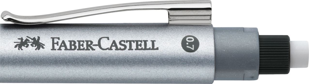 Faber-Castell - Grip 2011 mechanical pencil, 0.7 mm, silver