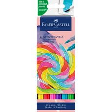 Faber-Castell - Goldfaber Aqua Dual Marker, wallet of 6, Candy shop
