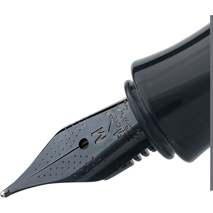 Faber-Castell - Fountain pen Hexo black matt fine