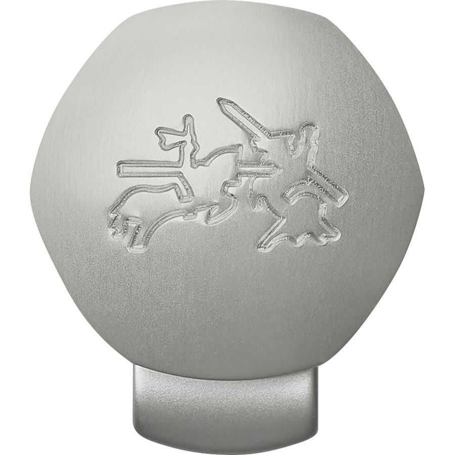 Faber-Castell - Fountain pen Hexo silver matt medium
