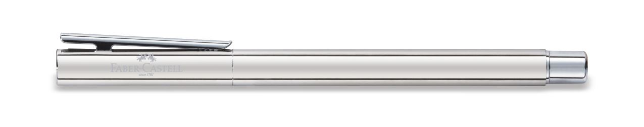 Faber-Castell - Neo Slim Stainless Steel rollerball, silver shiny