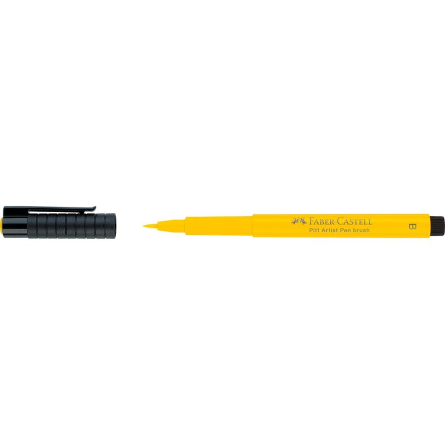 Faber-Castell - Pitt Artist Pen Brush India ink pen, cadmium yellow