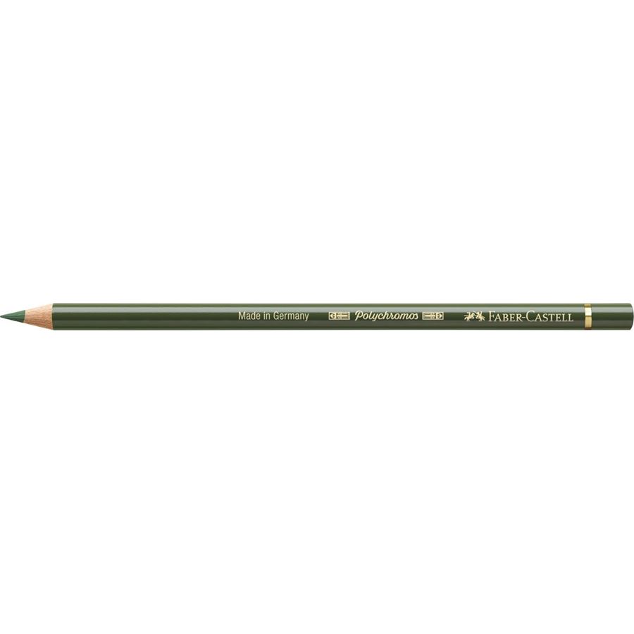 Faber-Castell - Polychromos colour pencil, 174 chromium green opaque
