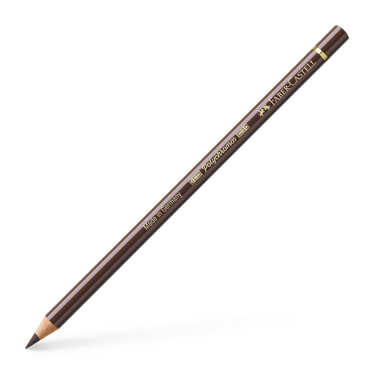 Faber-Castell - Polychromos colour pencil, 280 burnt umber