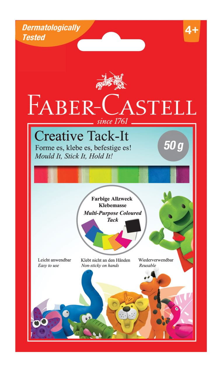 Faber-Castell - Tack-it adhesive, creative set