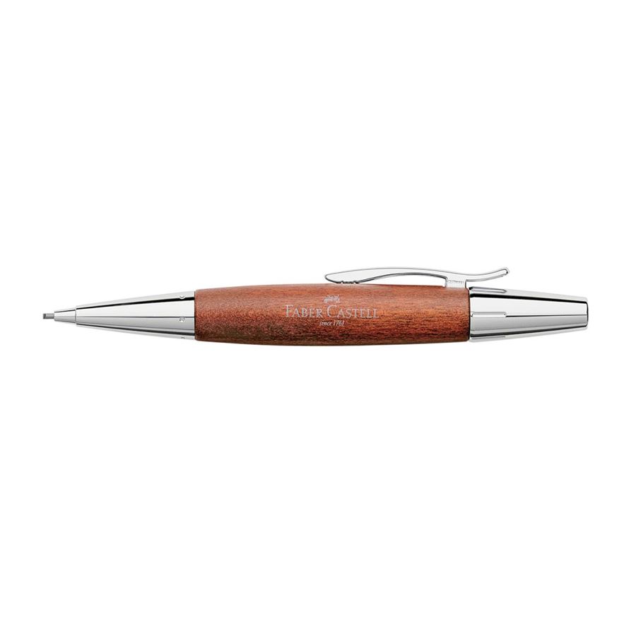 Faber-Castell - e-motion wood twist pencil, 1.4 mm, reddish brown